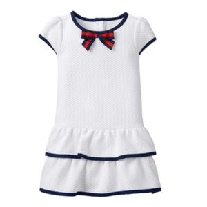 Janie and Jack nautical / sailor drop-waist dress